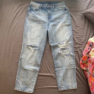 Sincerely Jules. Blue Jeans. Straight leg. Great condition. Size 9/29.